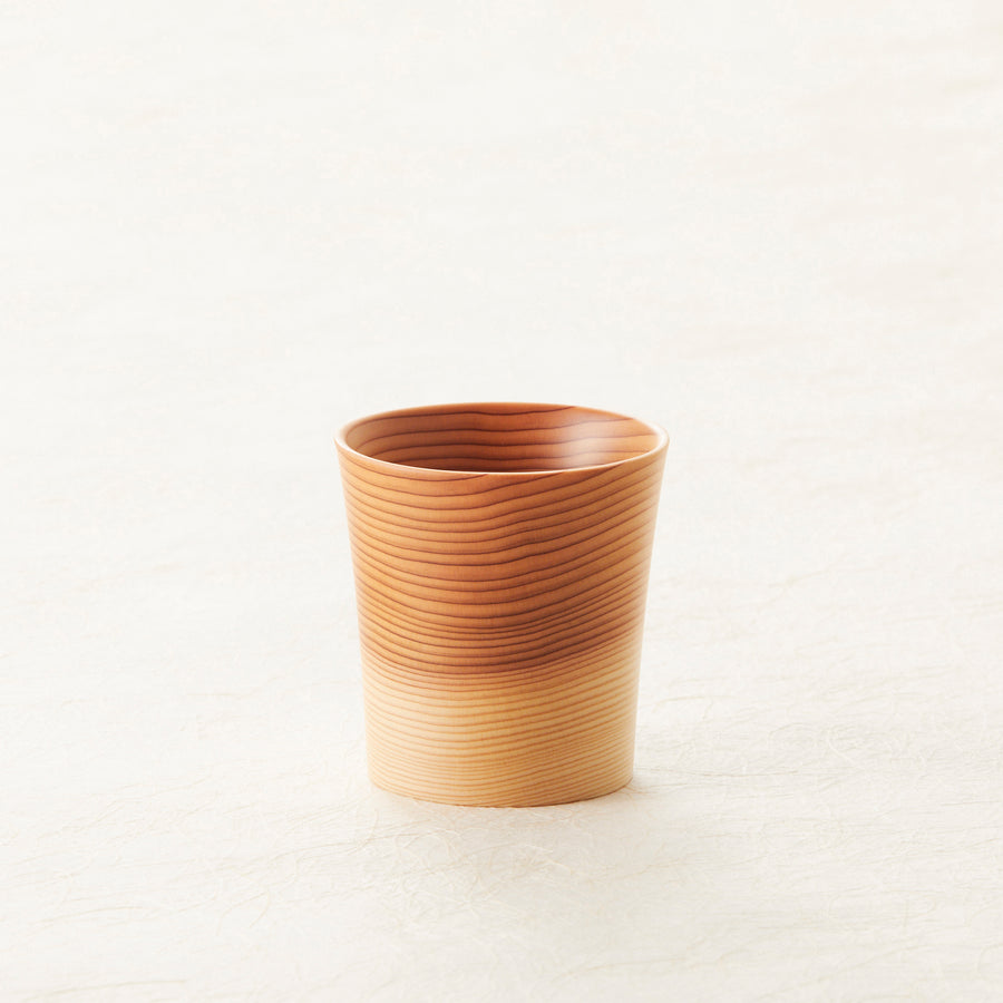 新品 SHIZQ 神山杉 高級 鶴-TSURU- 木製カップ 2個組