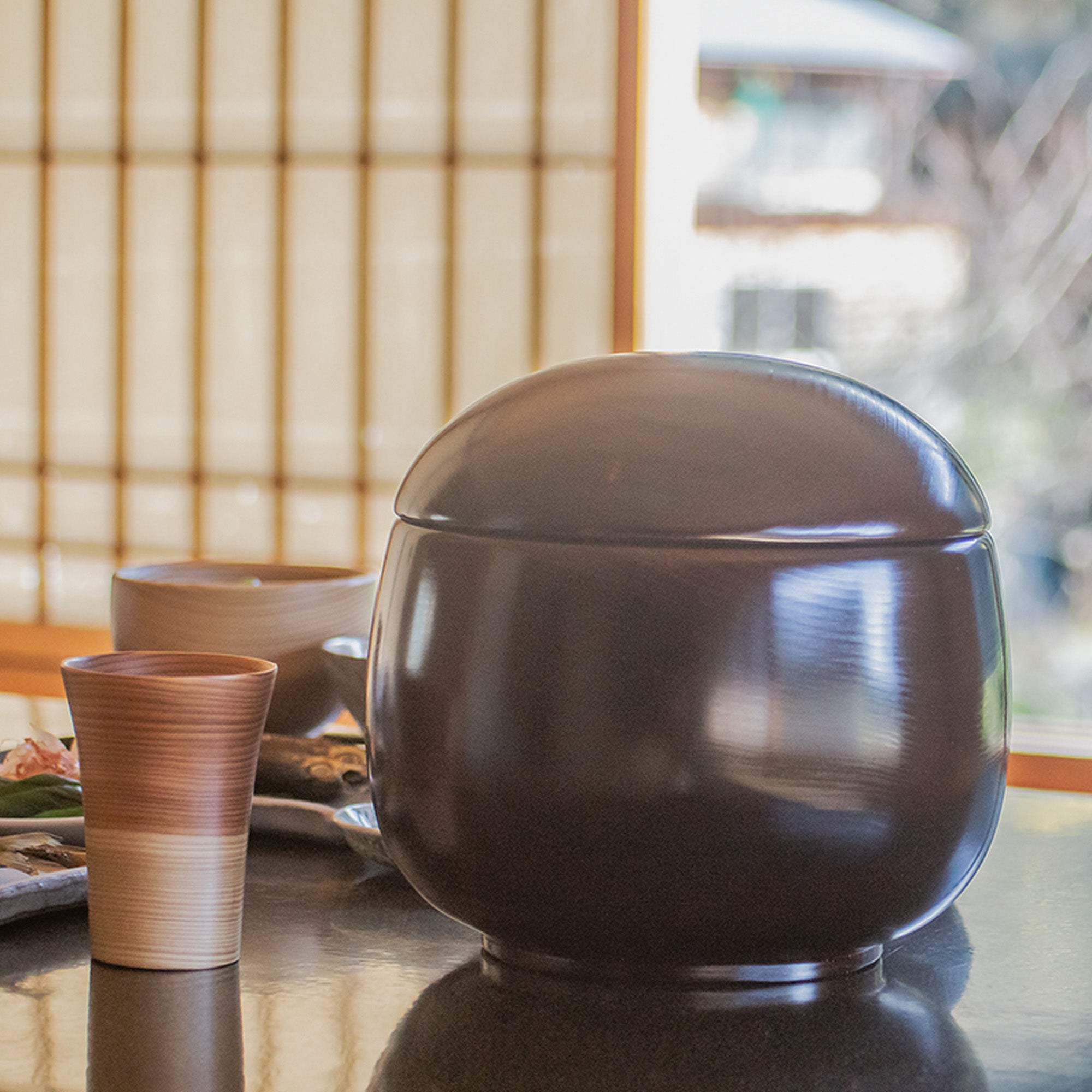 [Tsutsumi Asakichi Urushi Shop x SHIZQ] Kamehachi NUKADOKO