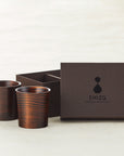 SHIZQ Kame Rock Glass Pair Set