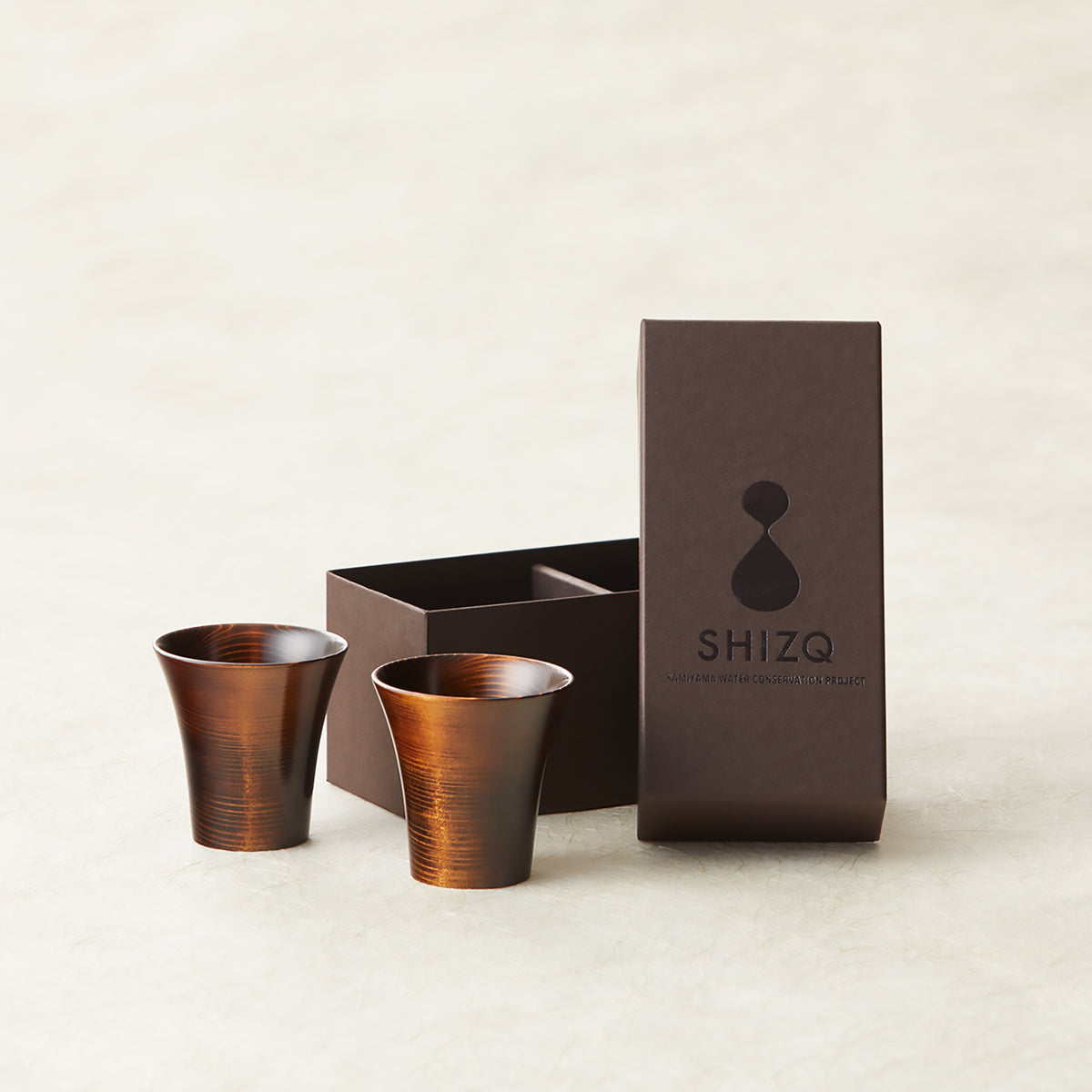 SHIZQ 亀八 ぐい呑み ペアセット