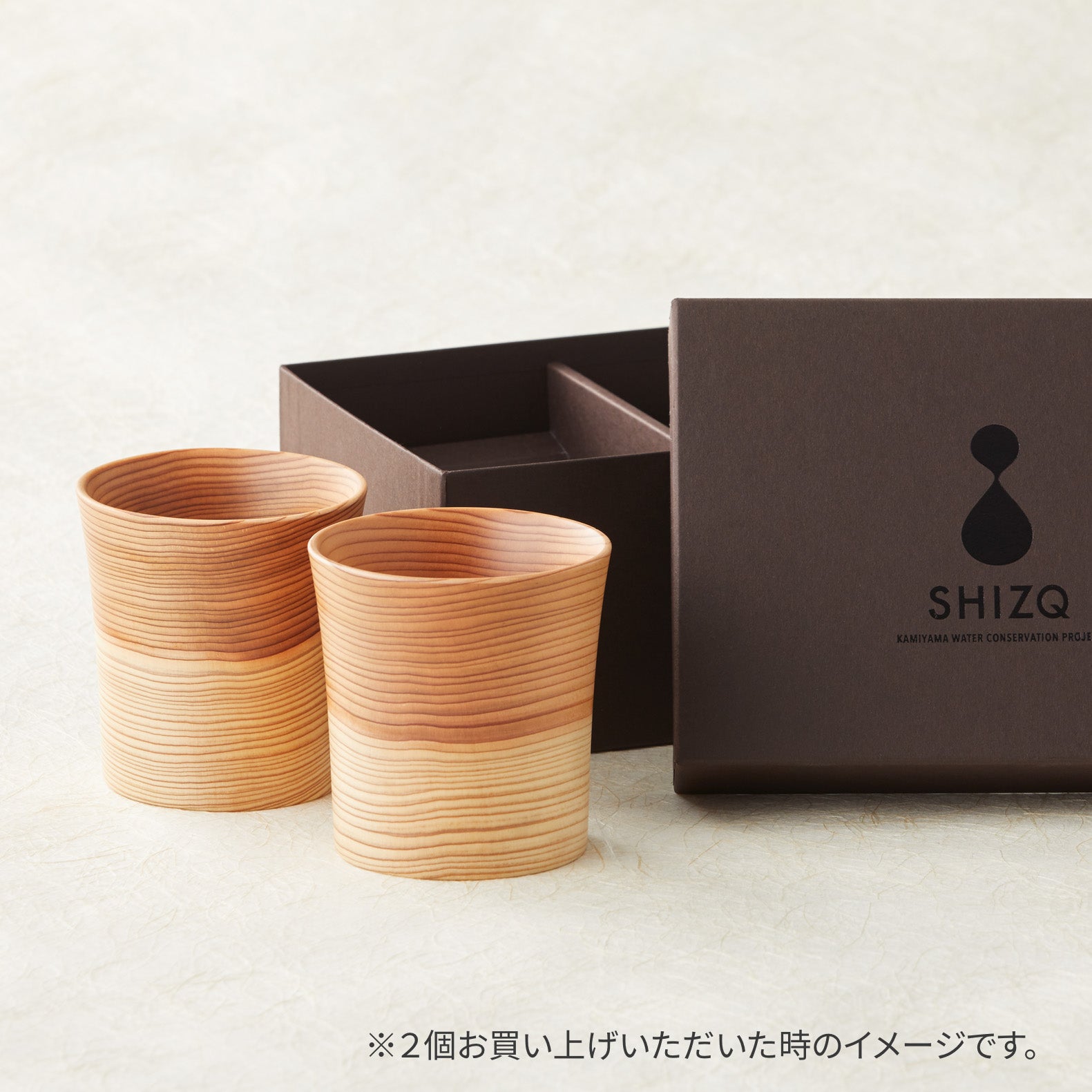 SHIZQ 鶴 ロックグラス
