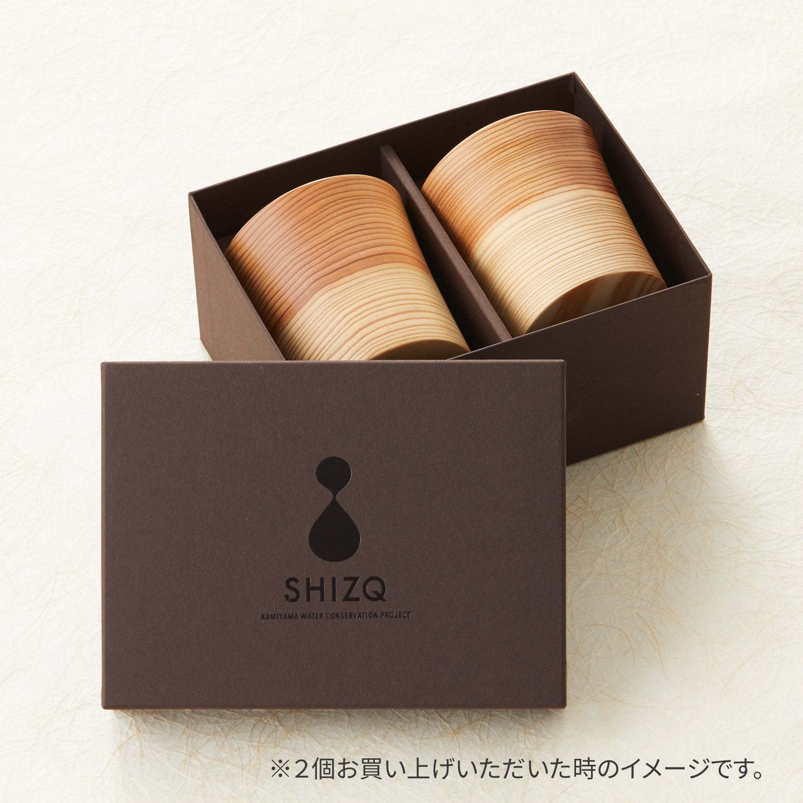 SHIZQ 鶴 ロックグラス