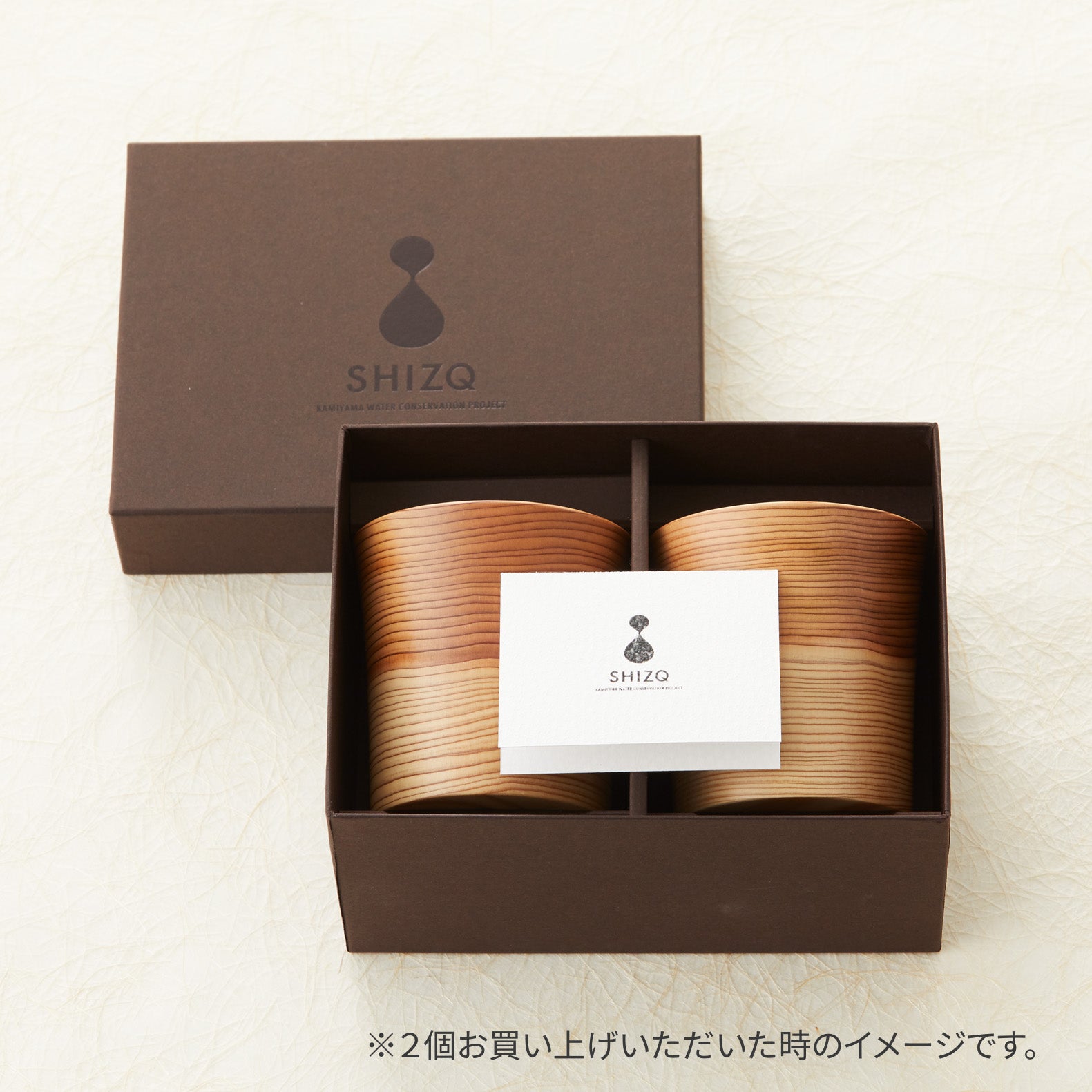 SHIZQ 鶴 ロックグラス